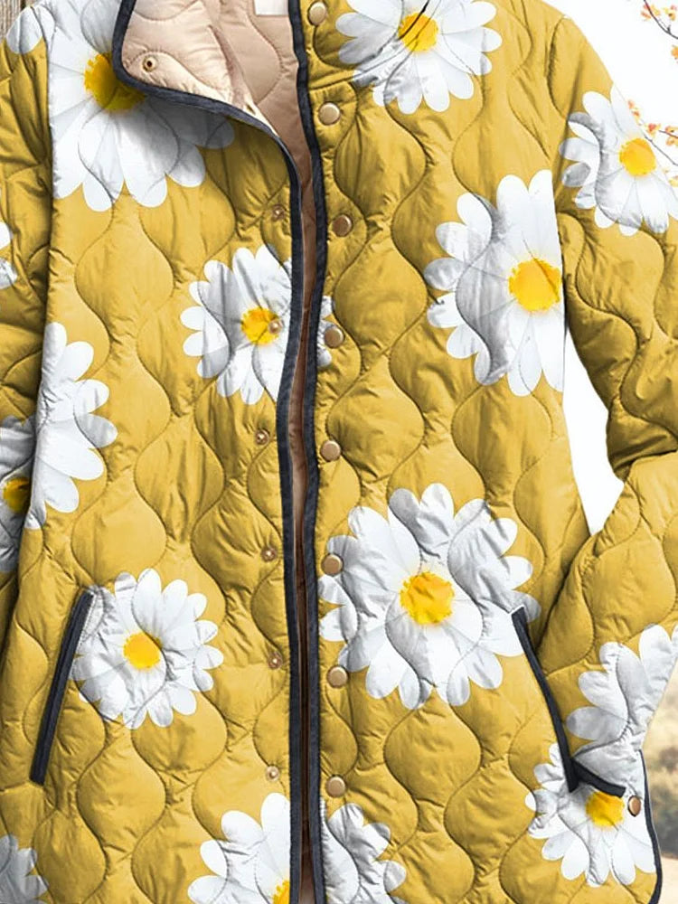 Elle | Damenjacke mit bezauberndem Gänseblümchen-Muster