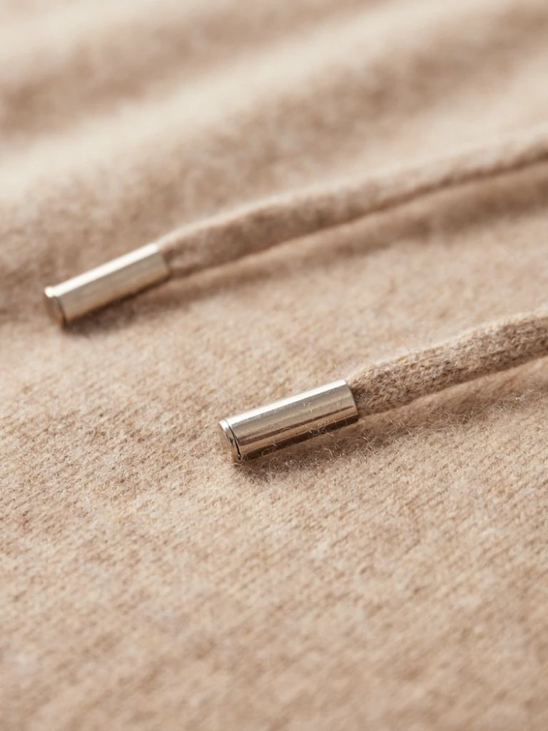 100% Cashmere Hoodie - Cross & Crown