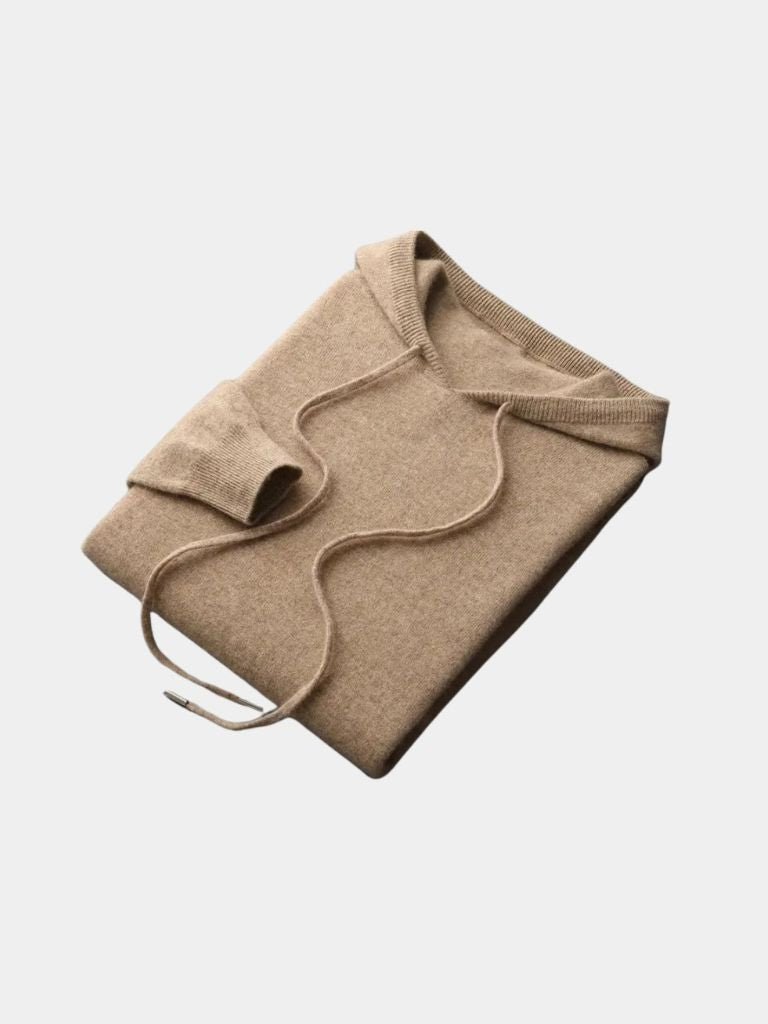 100% Cashmere Hoodie - Cross & Crown