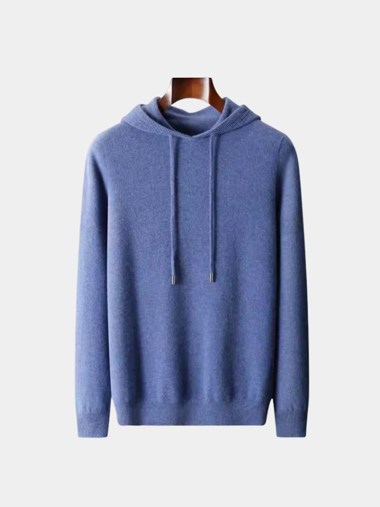 100% Cashmere Hoodie - Cross & Crown