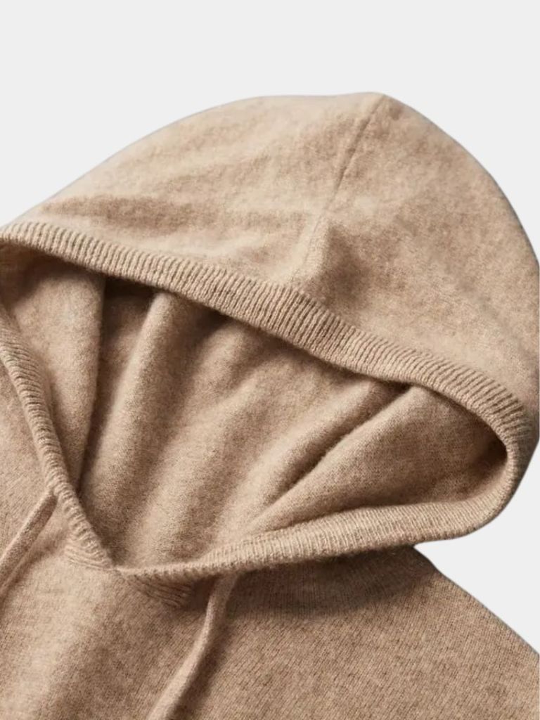 100% Cashmere Hoodie - Cross & Crown