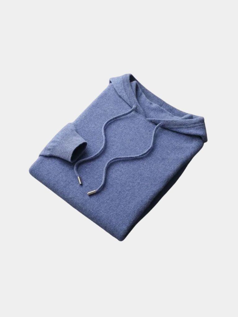 100% Cashmere Hoodie - Cross & Crown