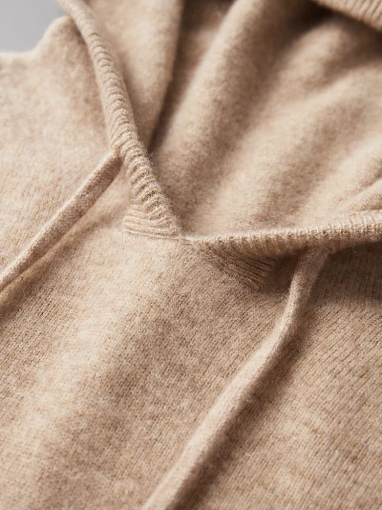 100% Cashmere Hoodie - Cross & Crown