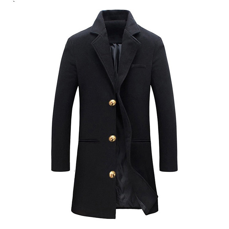 Mantel Herren Slim Fit Winter Elegant I Warm