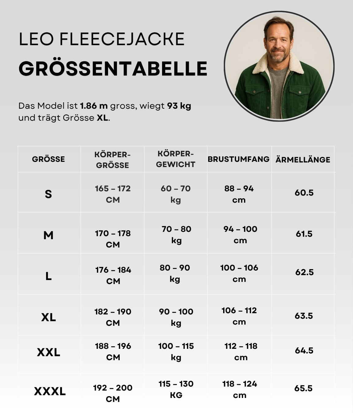LEO Fleecejacke GRÜN
