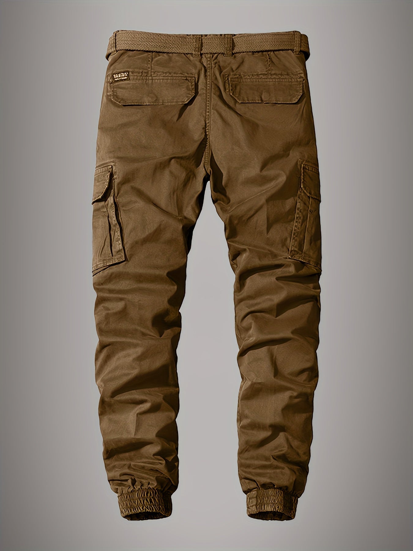 Cargohose Herren Relaxed Fit Freizeit & Alltag Bestickt
