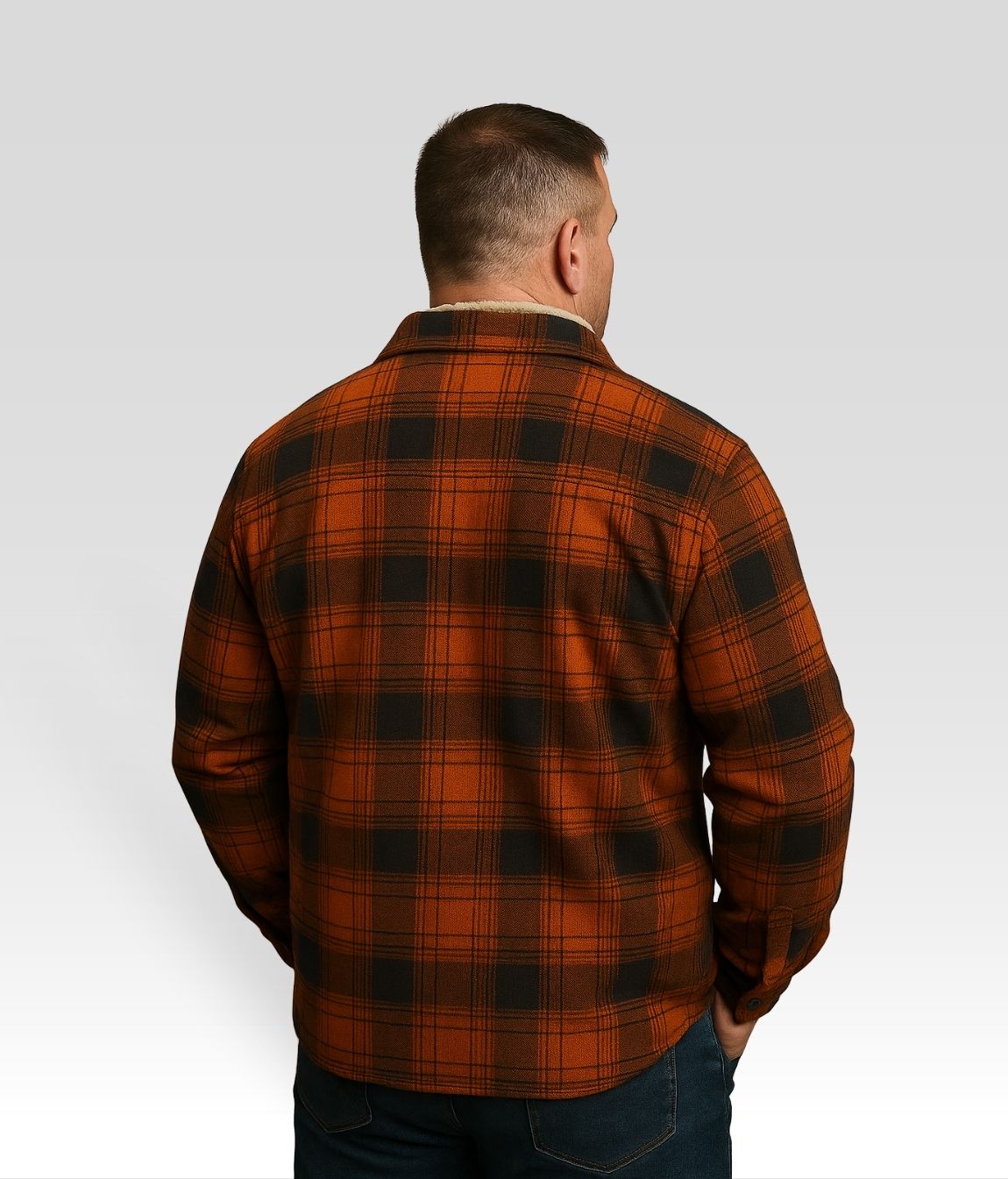 Joe Fleece Jacke Orange