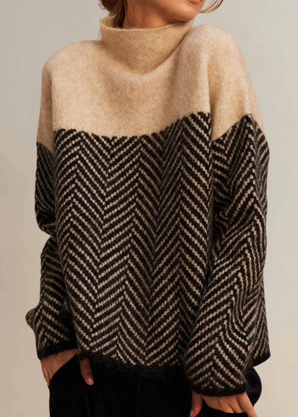 Emma | Eleganter Rollkragenpullover für stilvolle Auftritte