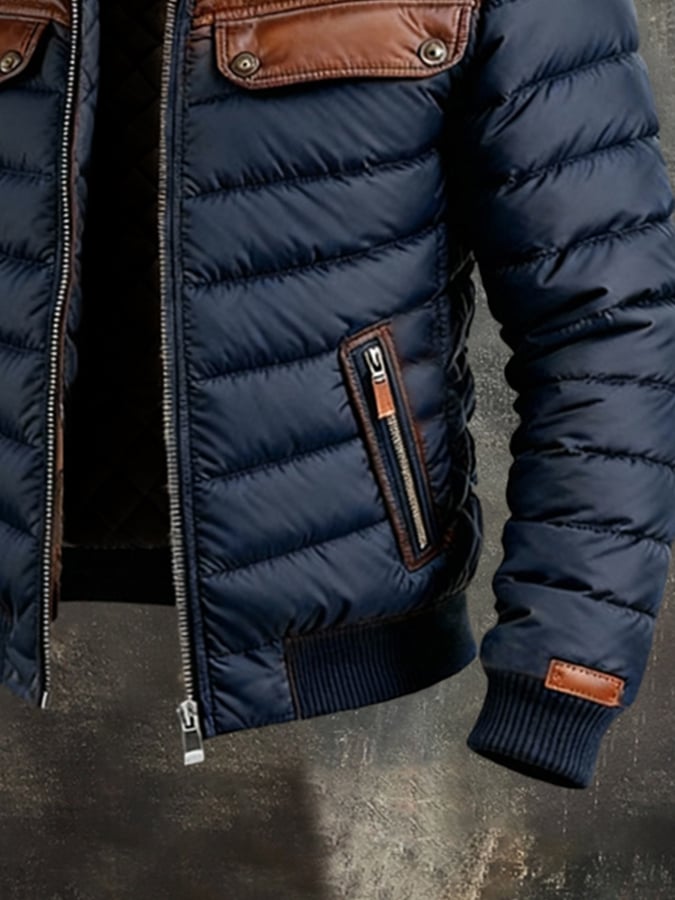 Daunenjacke Herren Elegant Winter Regular Fit