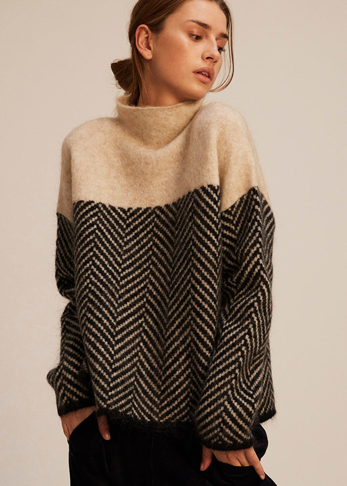 Emma | Eleganter Rollkragenpullover für stilvolle Auftritte