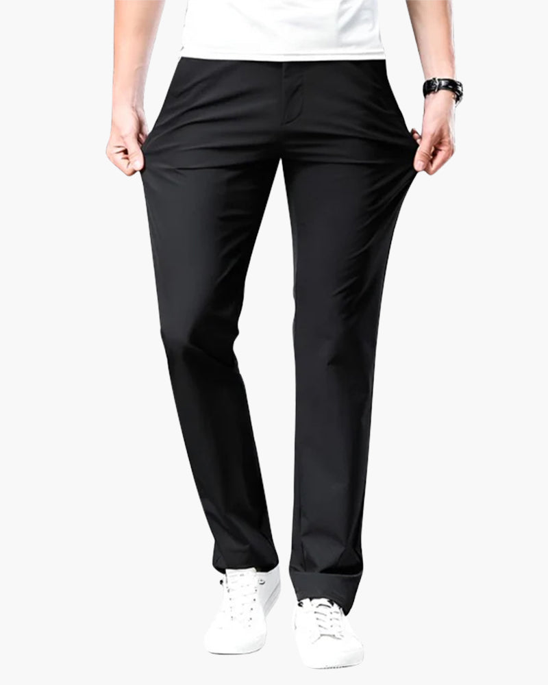 Chinohose Herren Gerade Relaxed Fit Freizeit