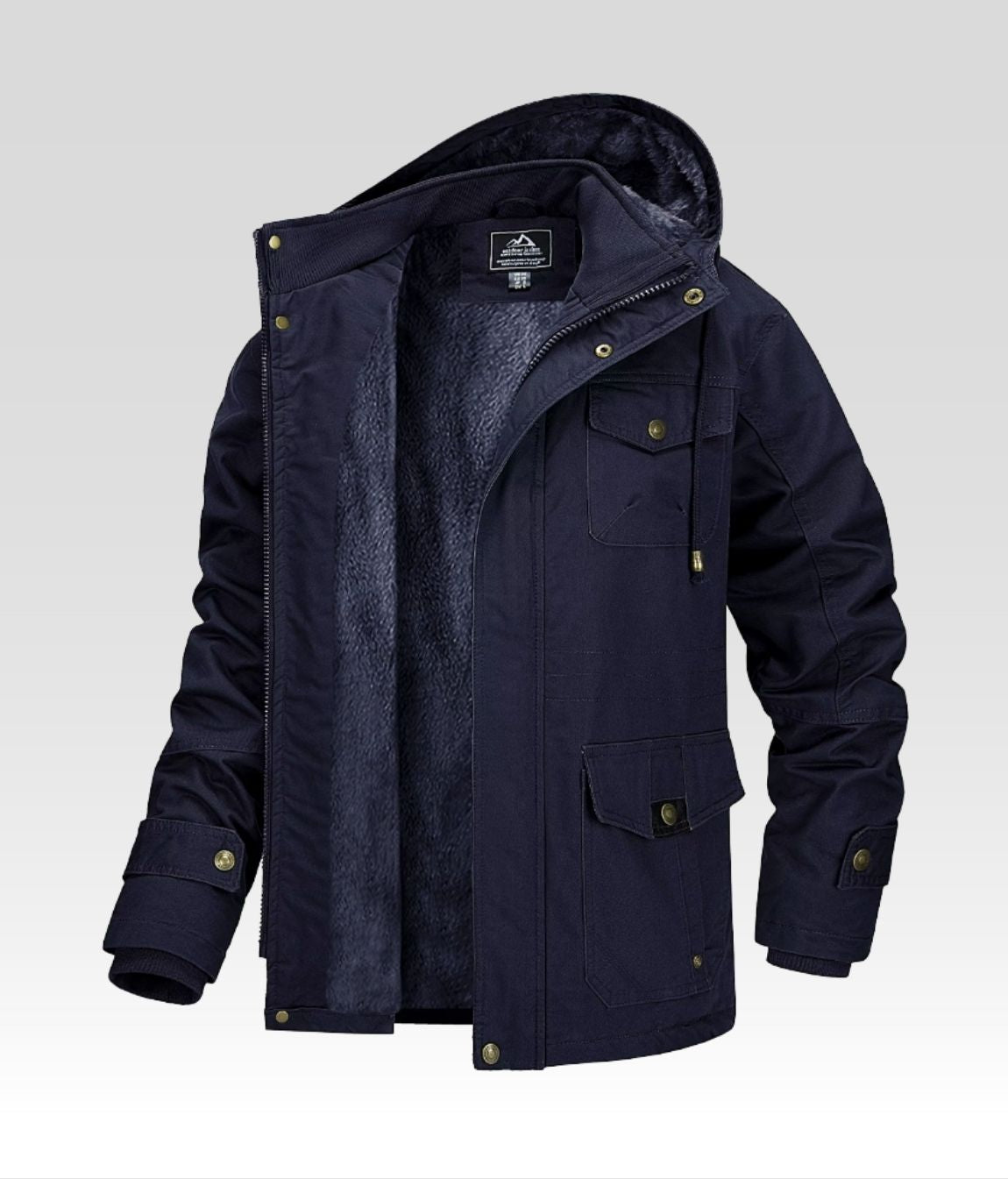 Reto Fleece Jacke Blau