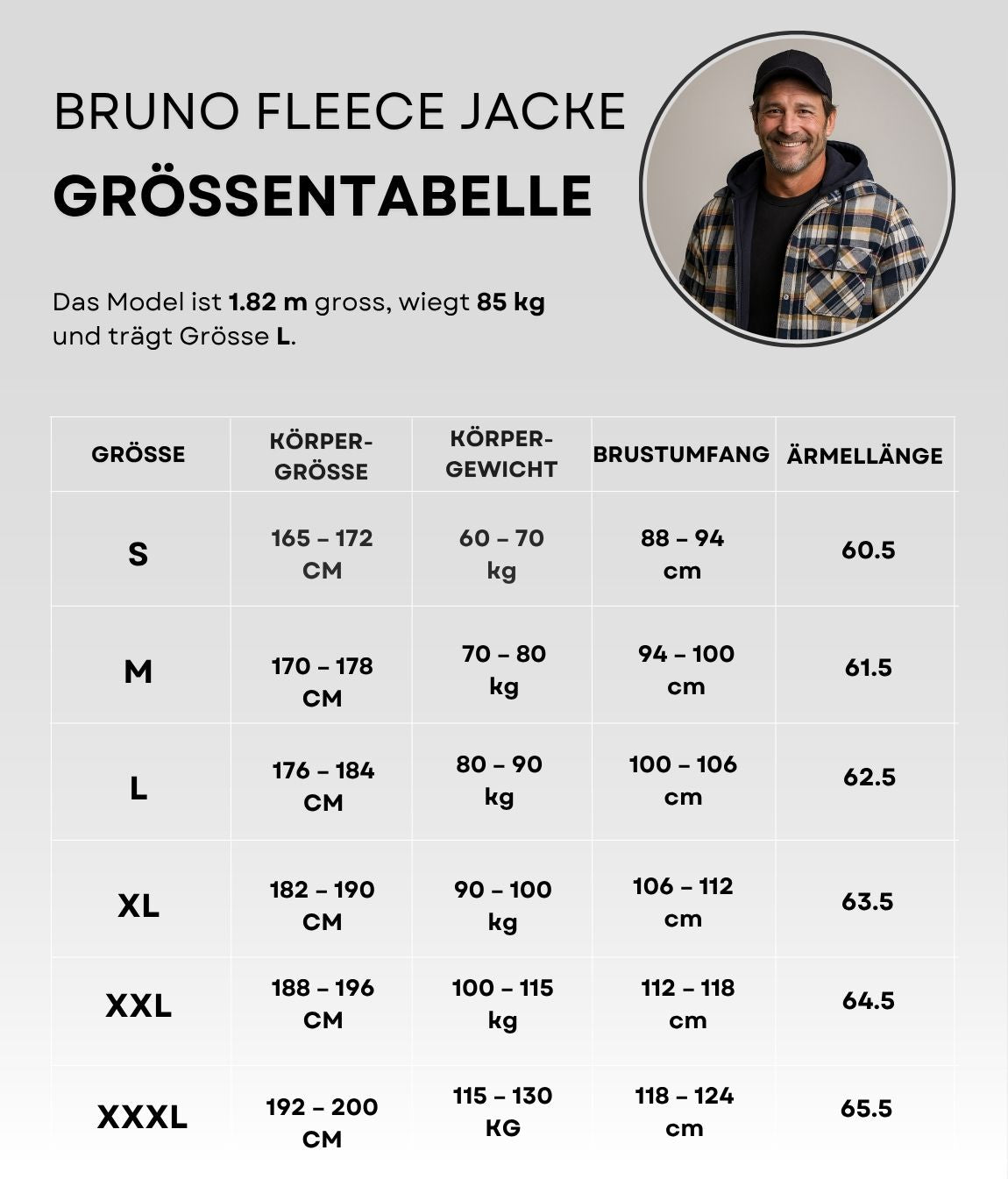 Bruno Fleece Jacke