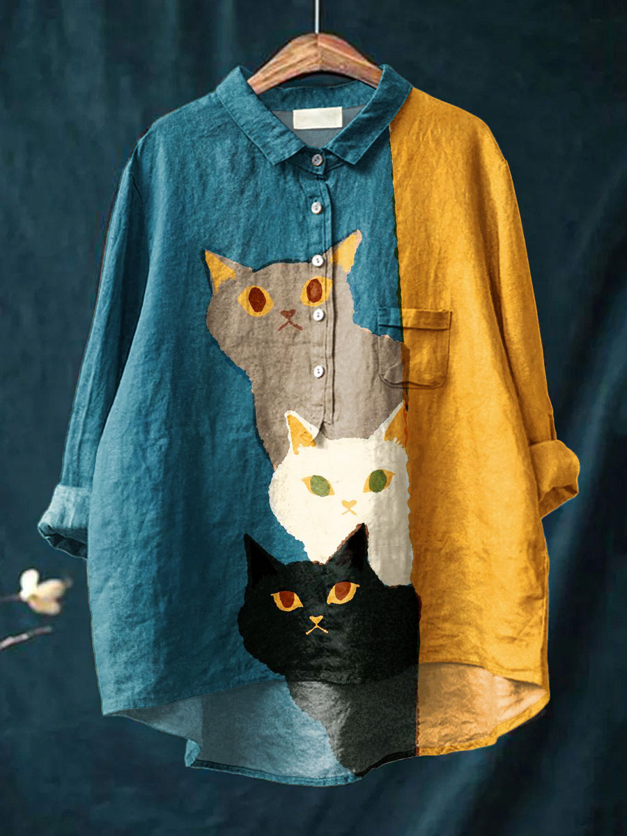 Nora | Trio Katzen T-Shirt