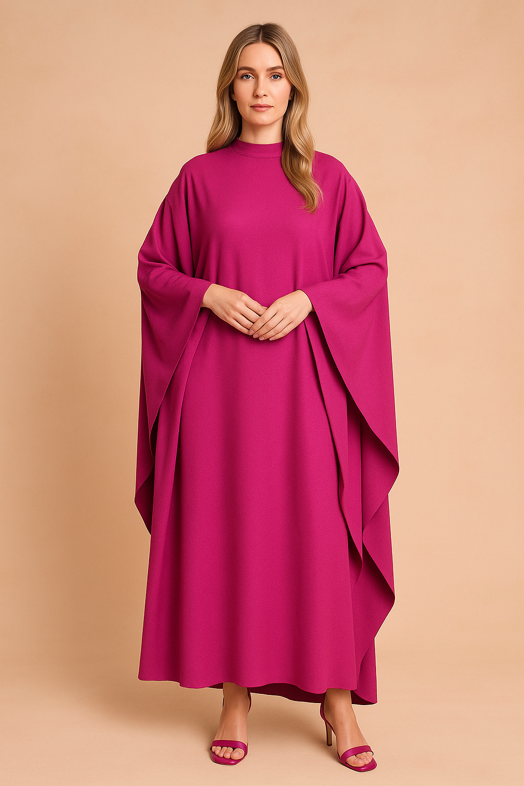 Kleid Damen Oversize Elegant Festlich Lang