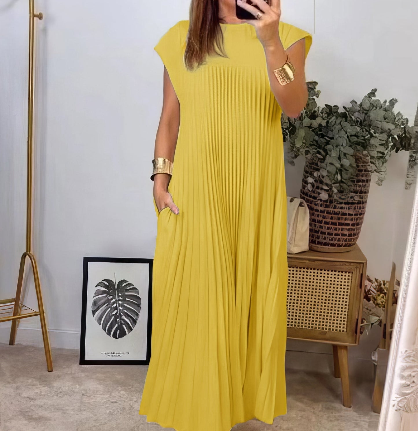 Genevieve | Ärmelloses Plisseekleid mit Bequemer Passform | Elegantes Design für Vielseitige Anlässe 13
