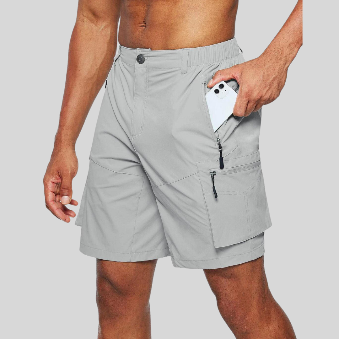 Herren-Cargoshorts mit Reißverschlusstaschen 5