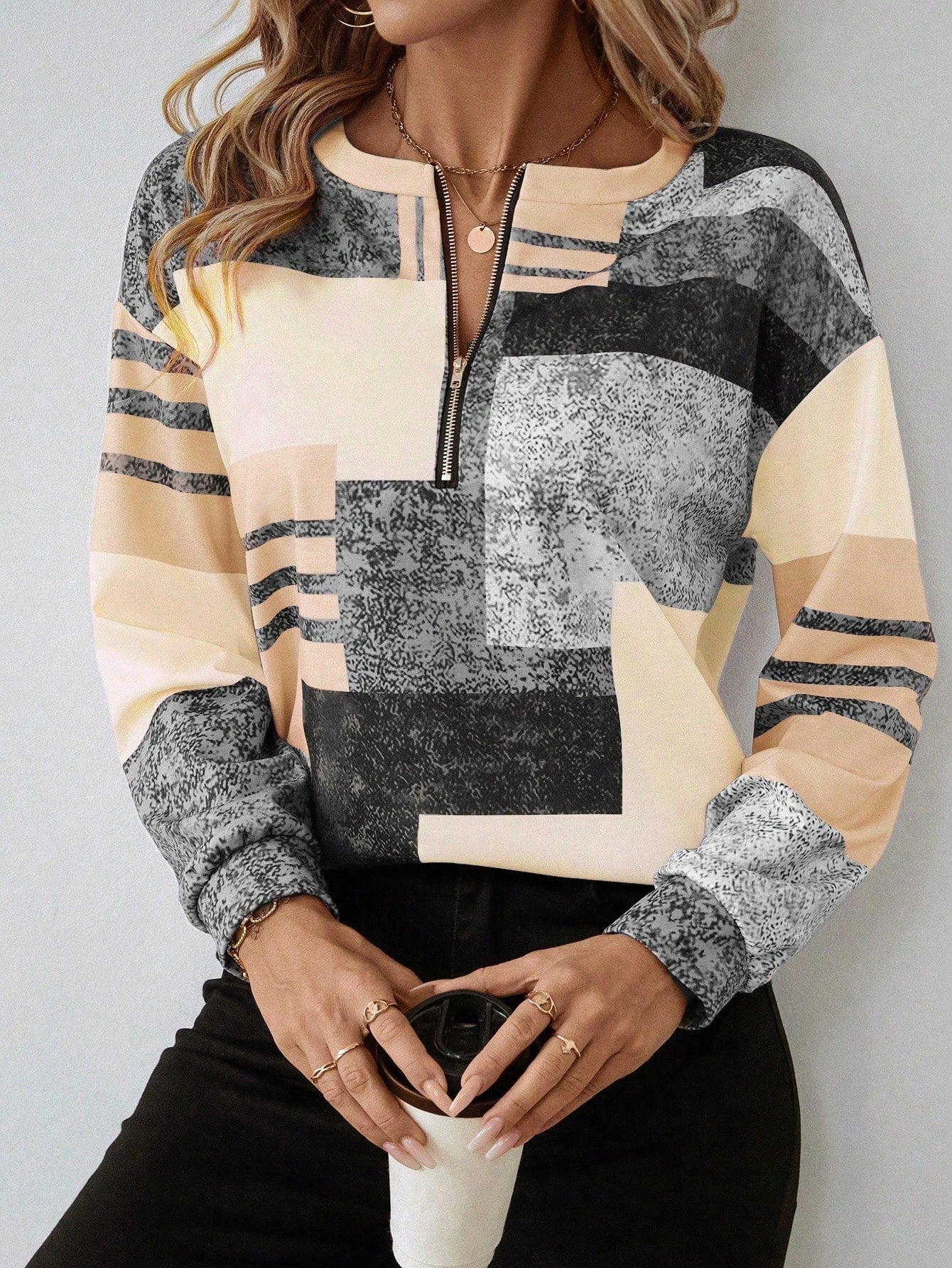 Amy | Half-Zip Sweater