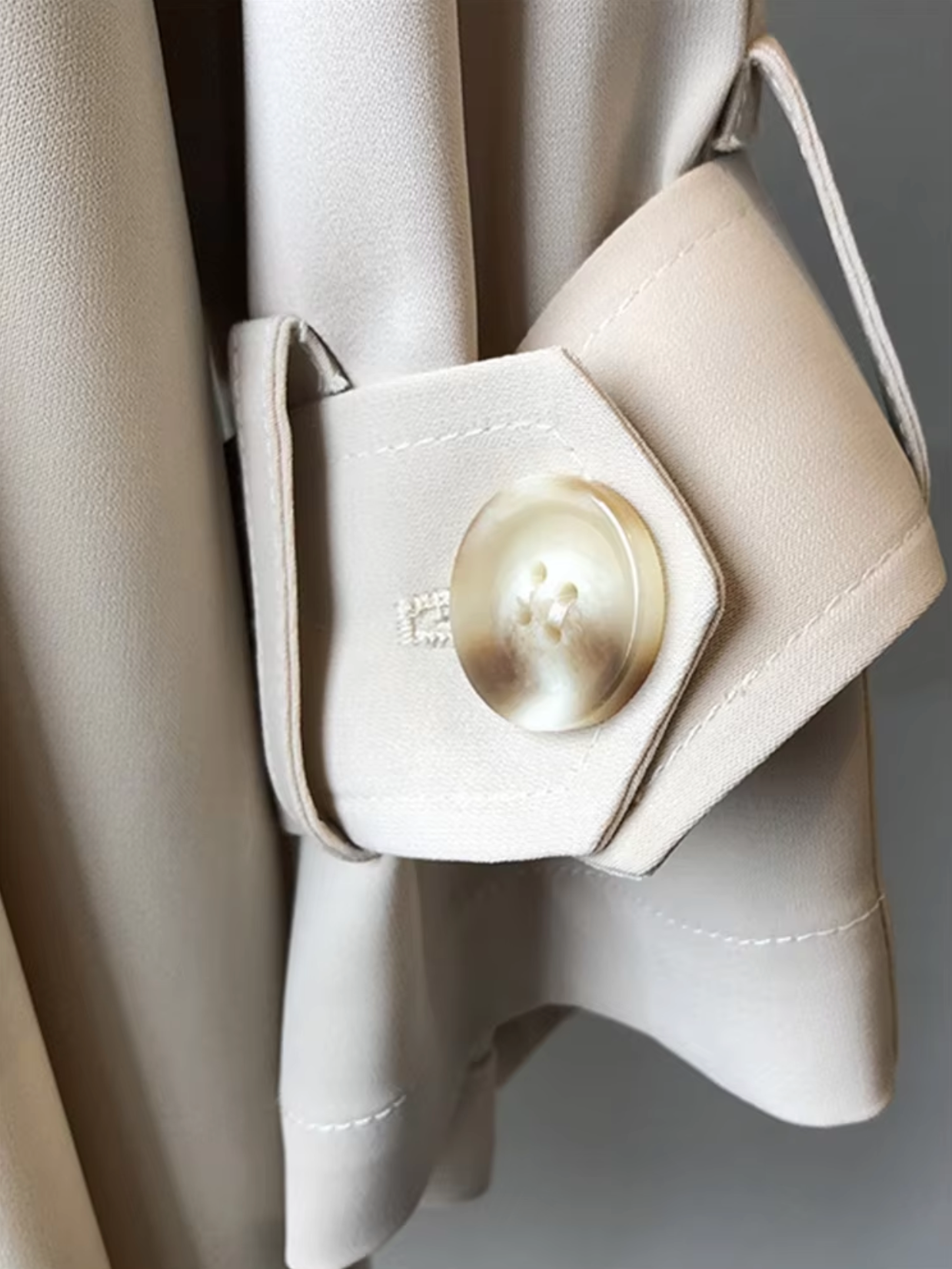 Übergangsjacke | Zeitloser langer wasserdichter Trenchcoat