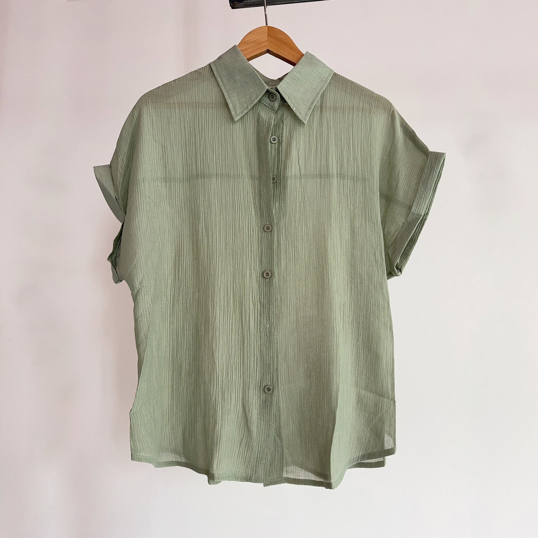 Damen Pastell Hemd Regular Fit Freizeit leicht und luftig