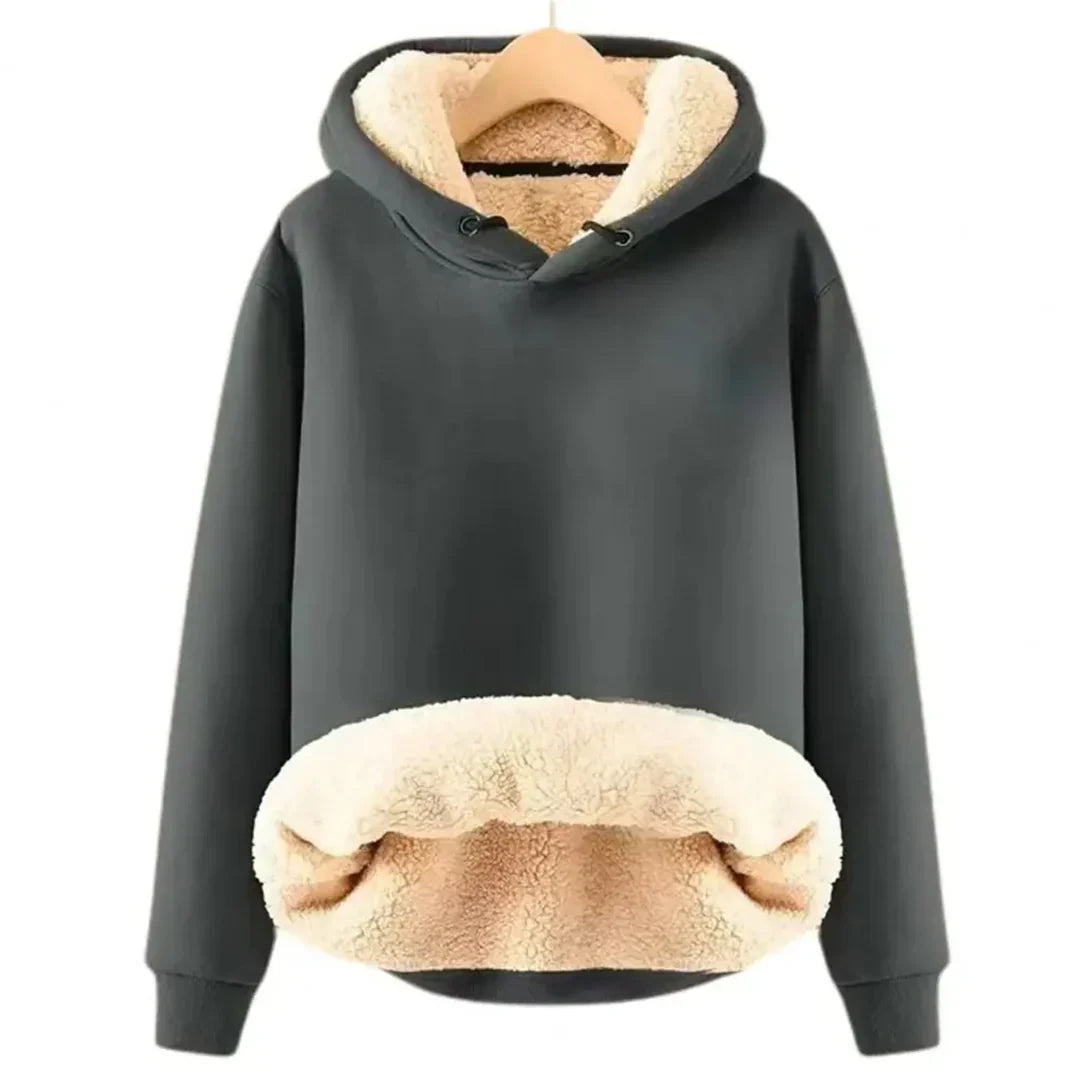 Hoodie Damen Relaxed Fit Herbst & Winter Kuschelfutter