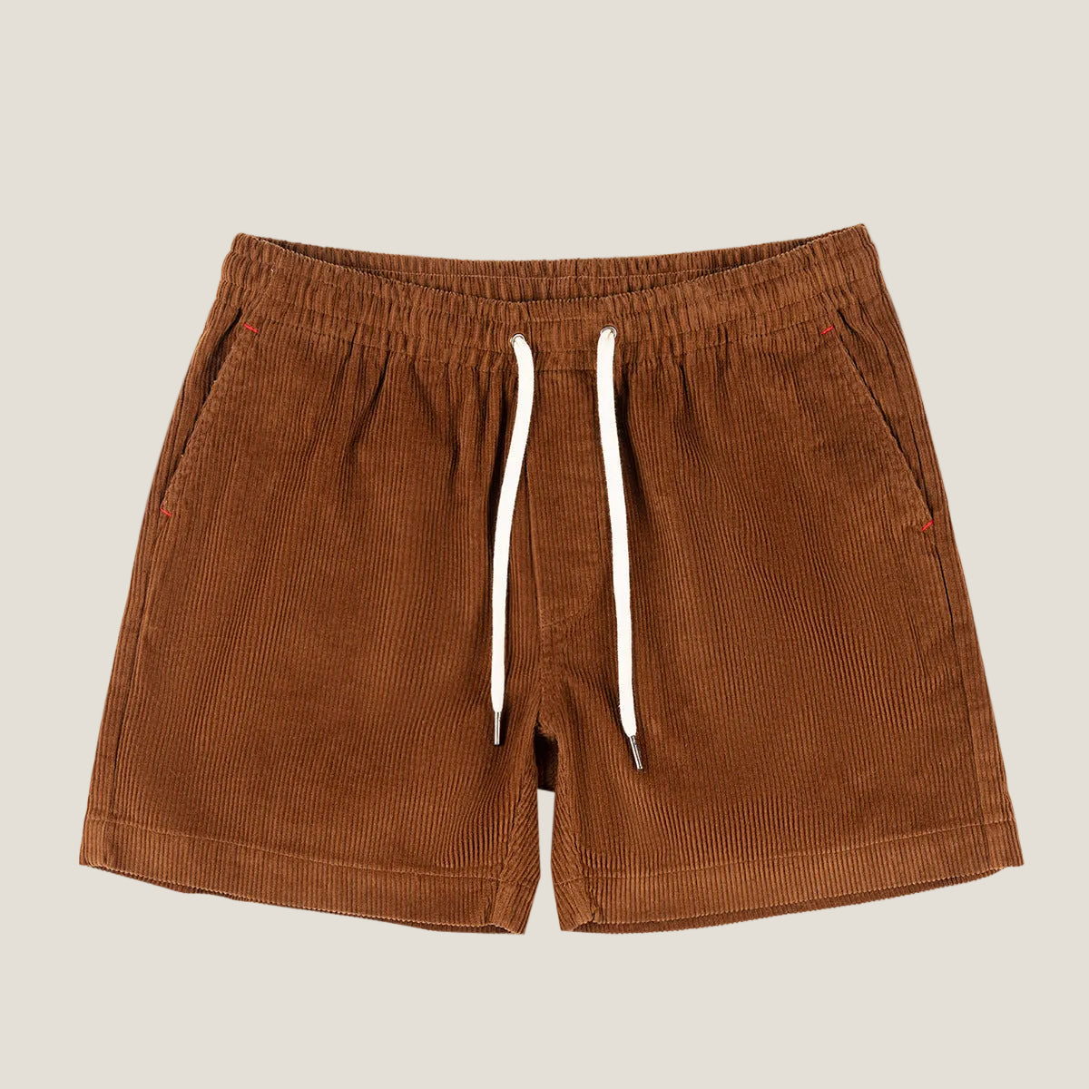 Herren Cord-Shorts Relaxed Fit Freizeit mit Kordelzug