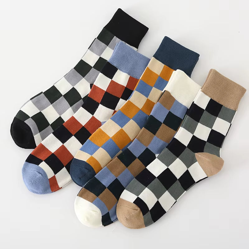 Patchwork-Socken-Set für Unisex mit Bunten Farbkombinationen 9
