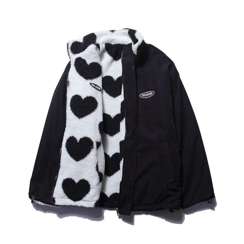Elsie | Wendbare Herzjacke für Damen