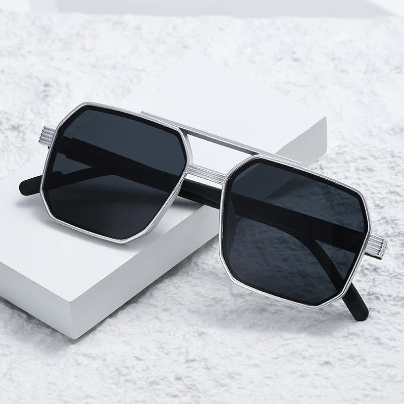 Sonnenbrille Damen Retro Oversize