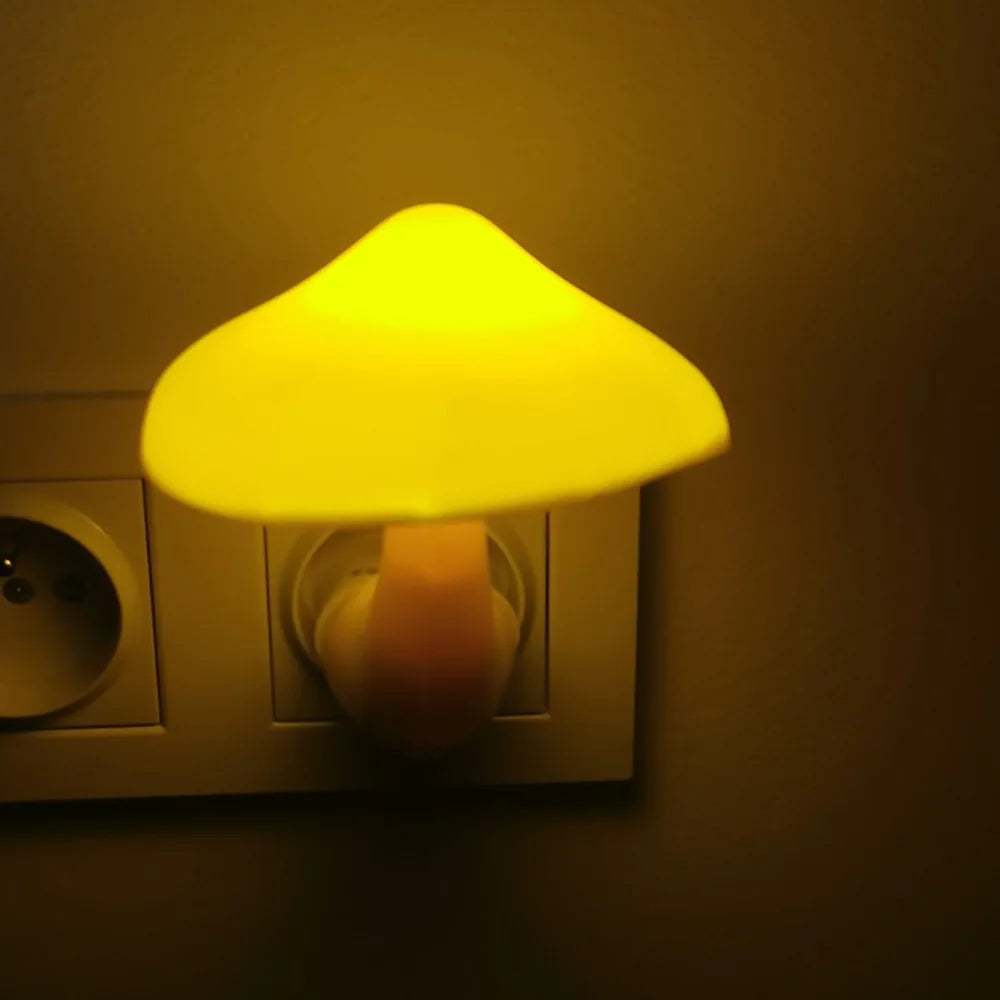 LED Nachtlicht Pilzform Warmgelb Innenraum Deko