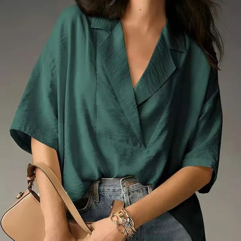 Bluse Damen Oversize Casual Leicht und Luftig