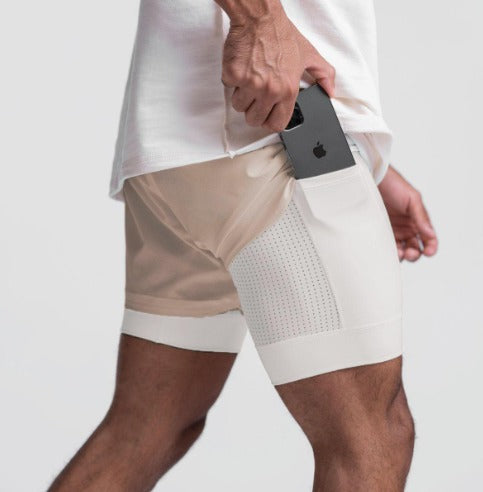 Sportliche Fitness Shorts für Herren mit Atmungsaktivem Material | Flexibles Design für Maximale Bewegungsfreiheit 10