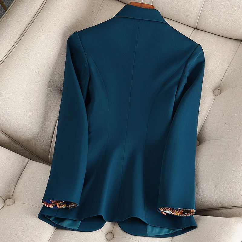 Damen Slim Fit Blazer Business Klassisch Elegant