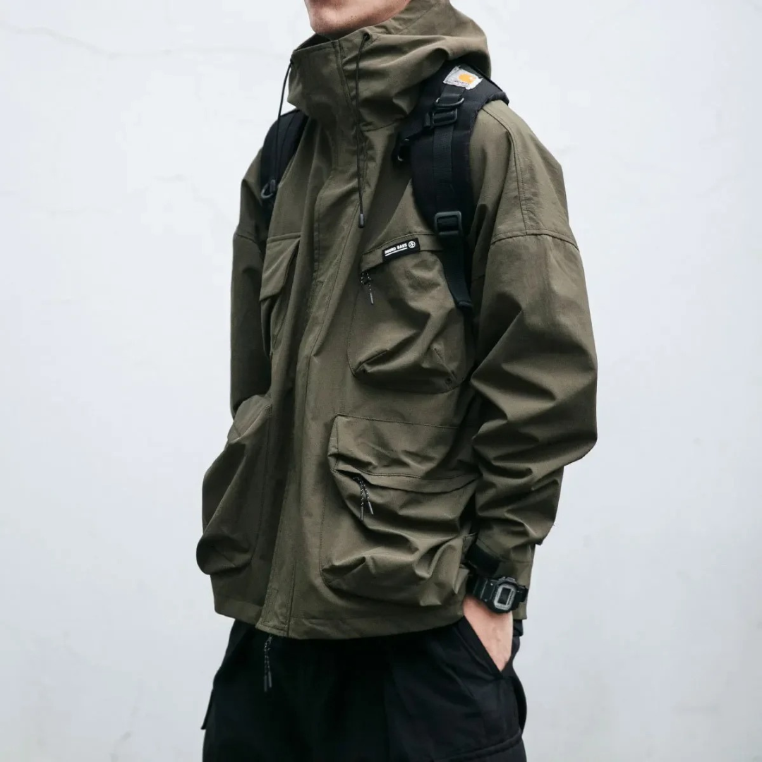 Technische Jacke Herren Regular Fit Outdoor
