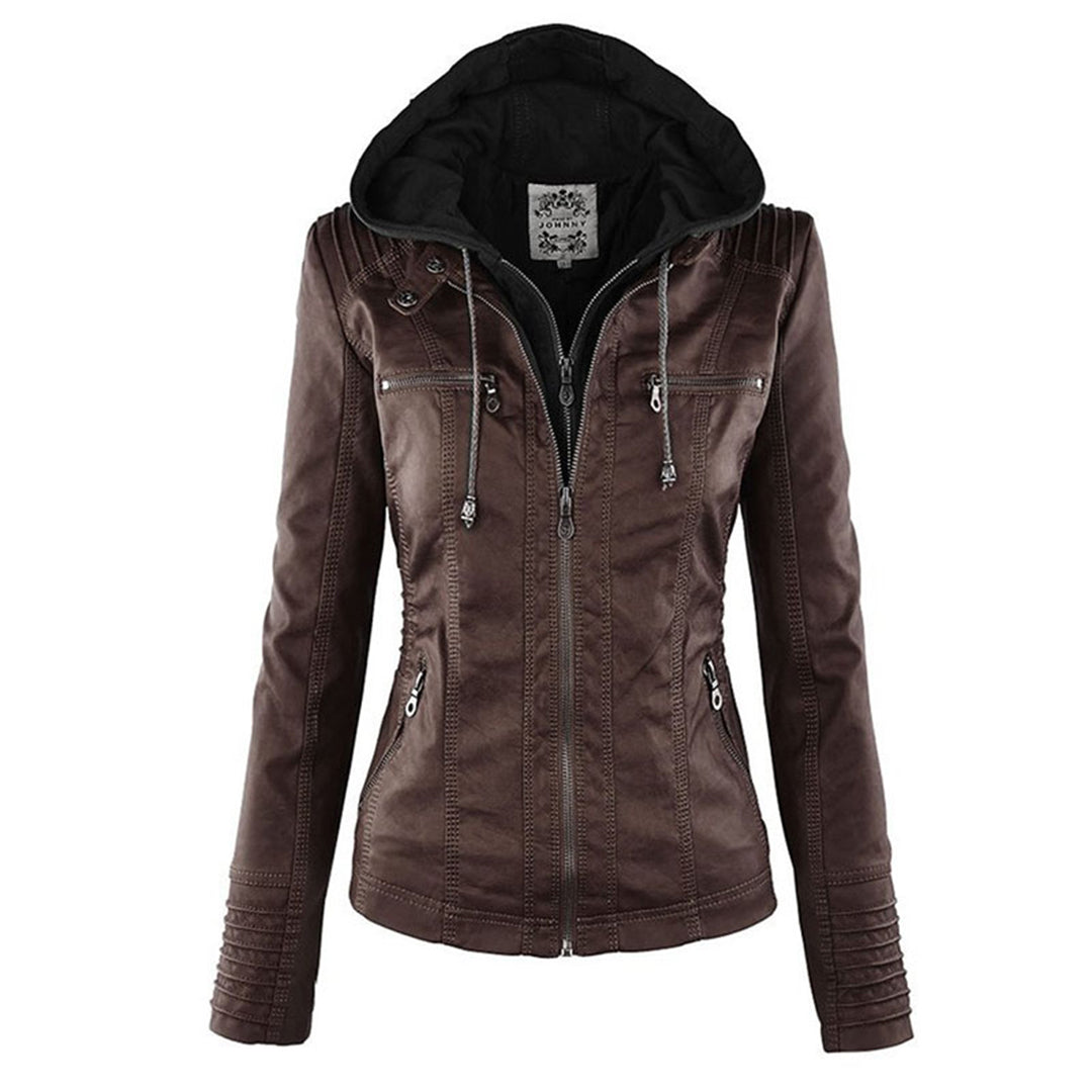 Wetterfester Damen jacke mit Kapuze 10