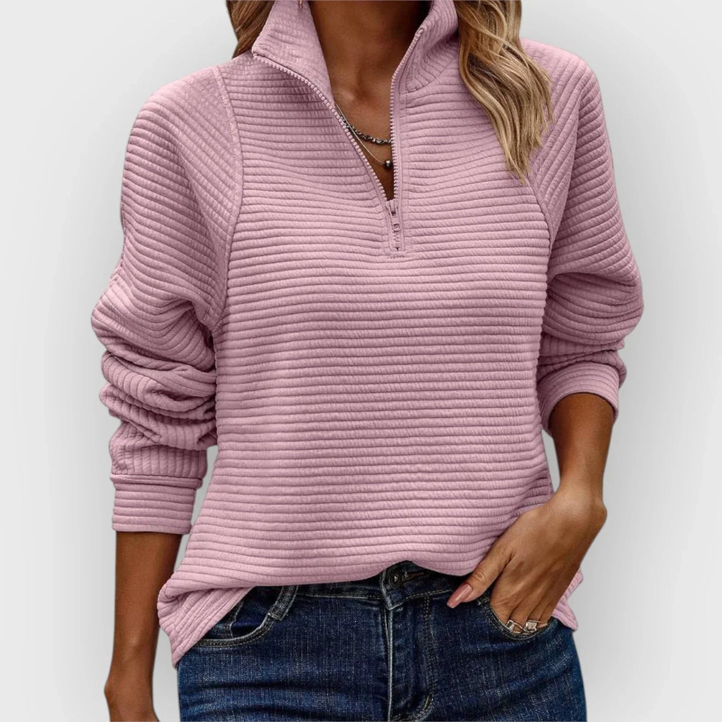 Olivia | Halbzip Sweatshirt