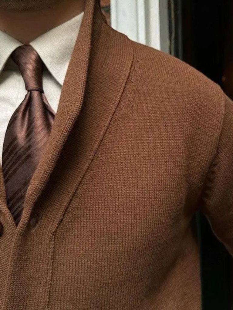 Britischer Strick-Cardigan von Kreuz & Krone