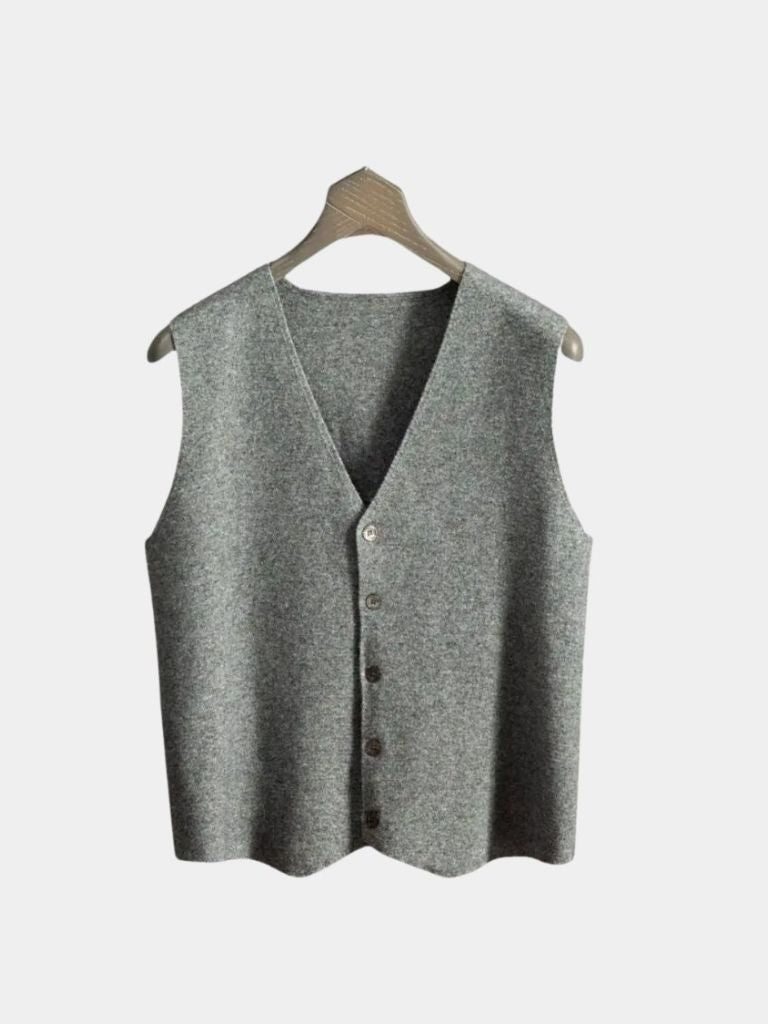 Cross & Crown Cashmere Cardigan Vest
