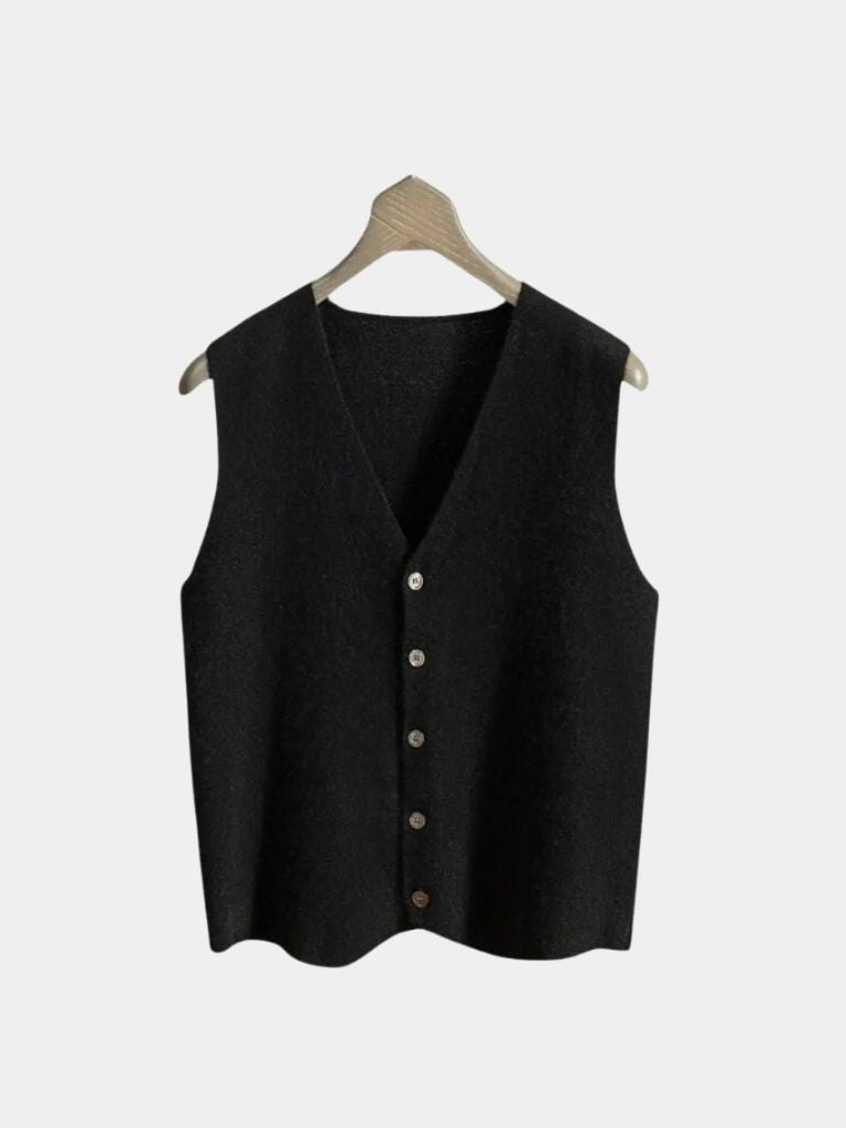 Cross & Crown Cashmere Cardigan Vest