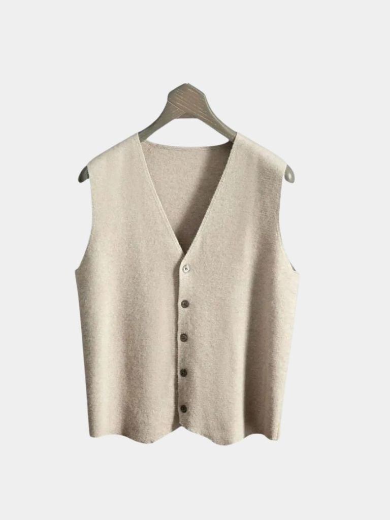 Cross & Crown Cashmere Cardigan Vest