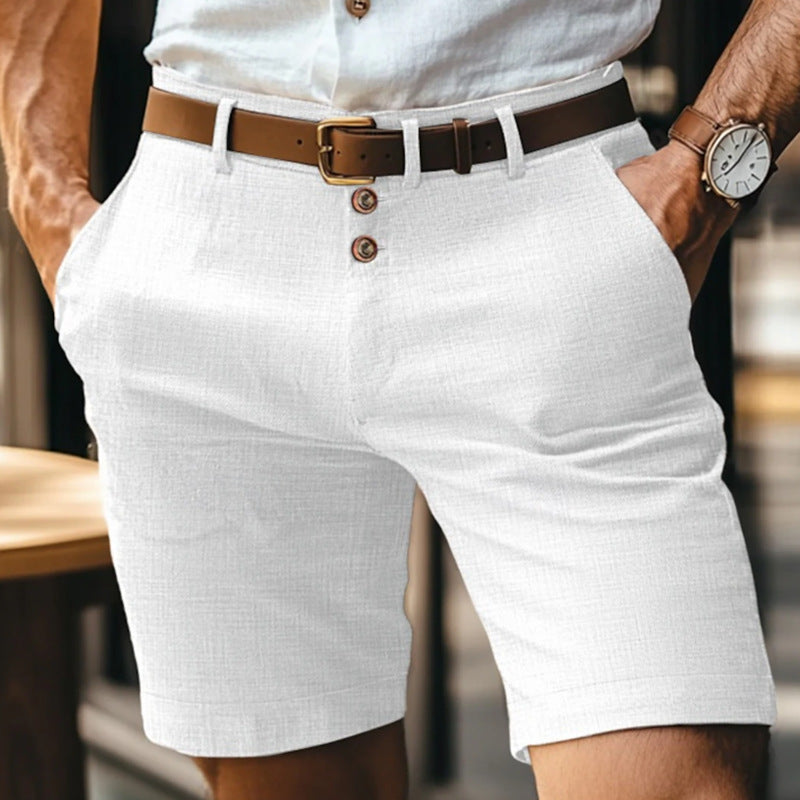 Rupert | Shorts Herren Regular Fit Sommer Leicht Knopfverschluss