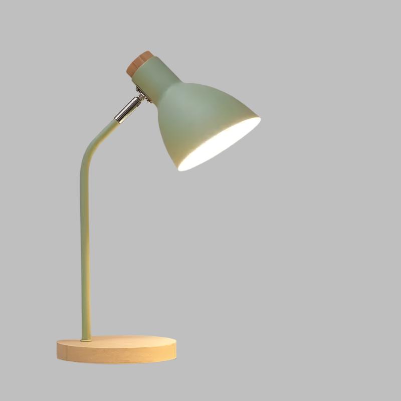 Tischlampe Skandinavisch Holz Metall Wohnzimmer Warmweiß Kaltweiß