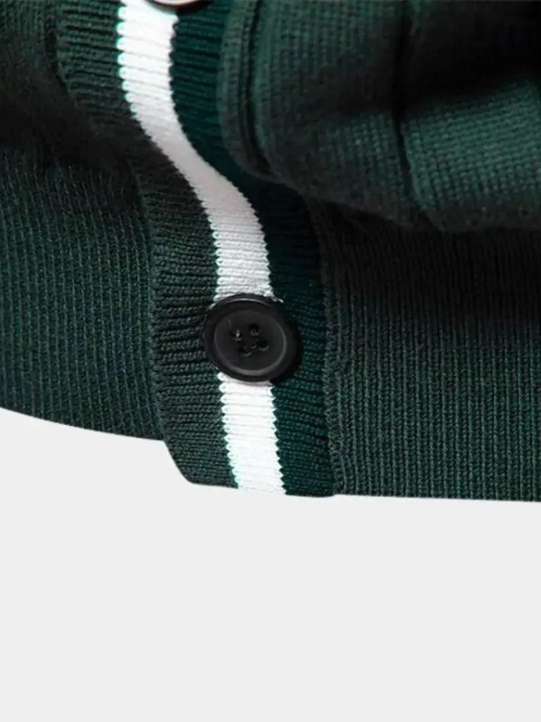 Cotton Button-Up Cardigan - Cross & Crown