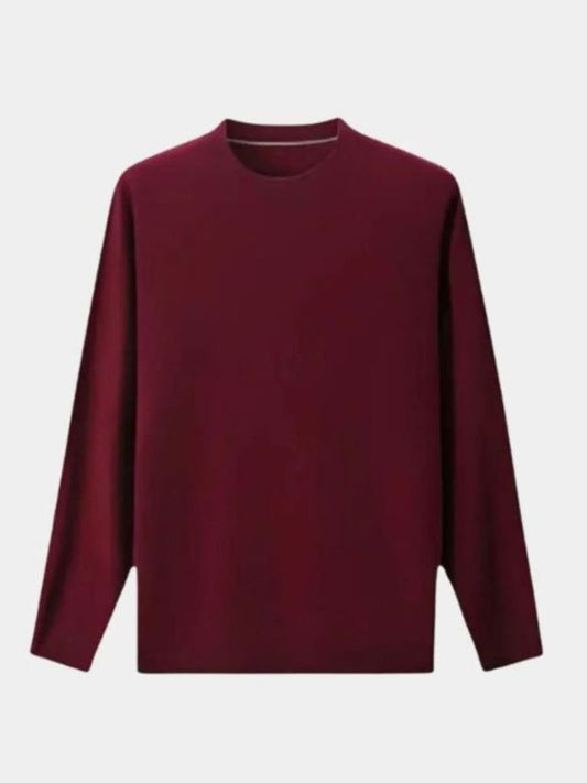 Rundhals-Pullover - Cross & Crown