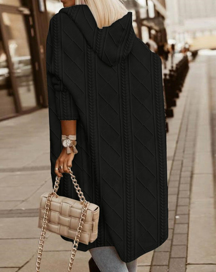 Mona Lisa - Langer Kapuzen-Cardigan