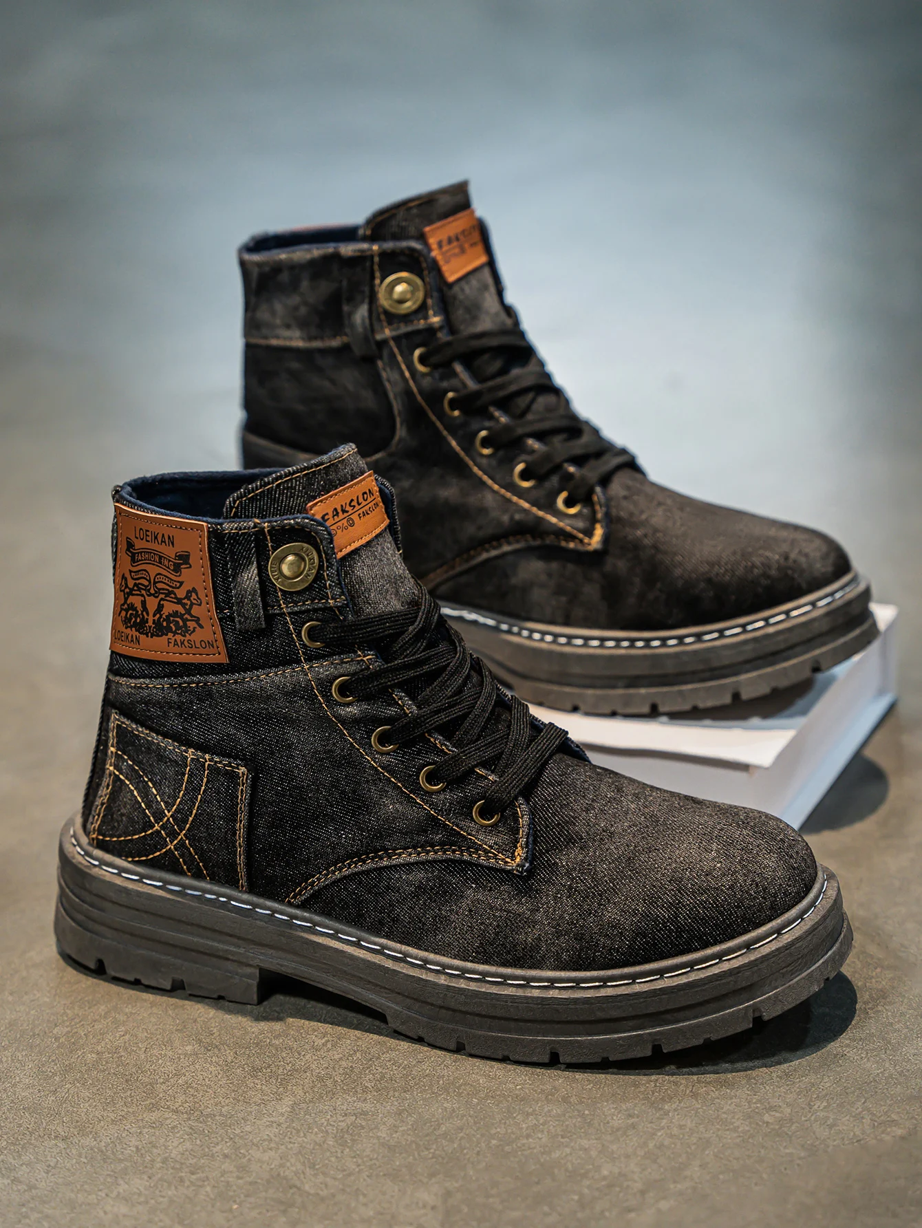 Wilford & Co. Denim Stiefel