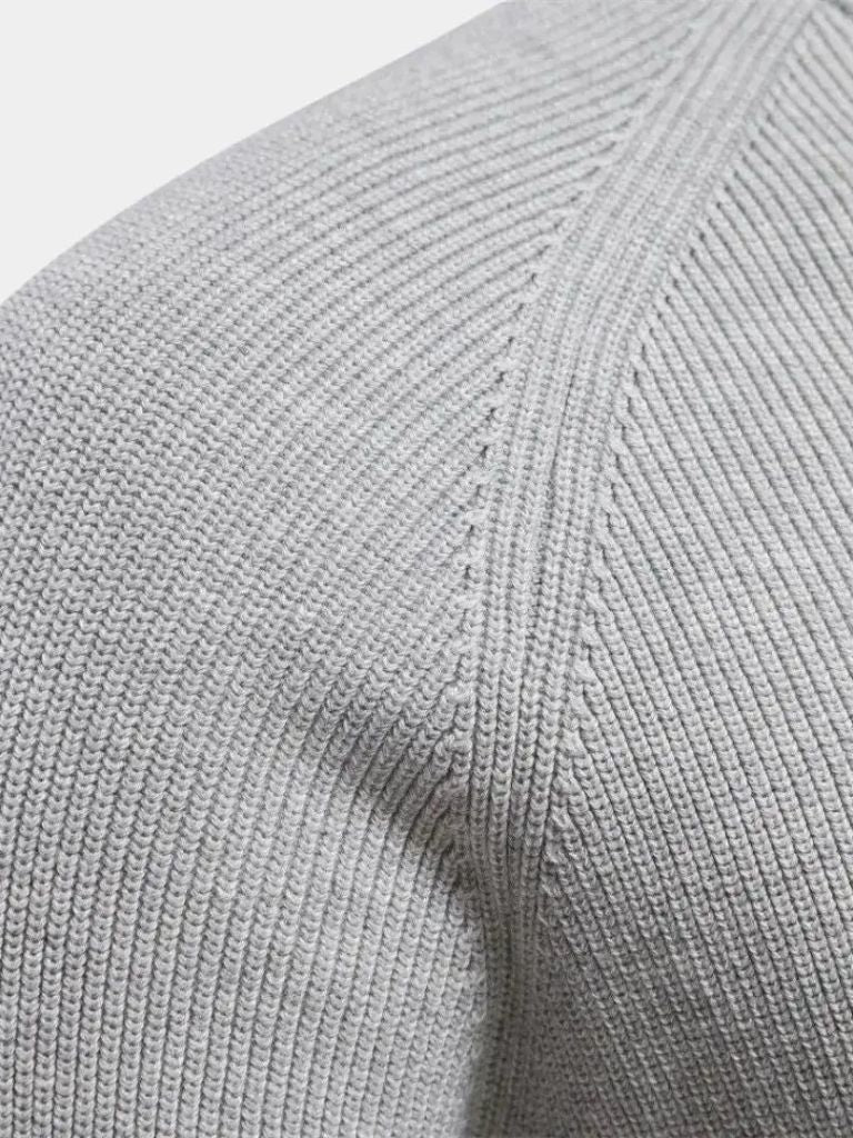 Eleganter Viertelzip-Pullover von Cross & Crown