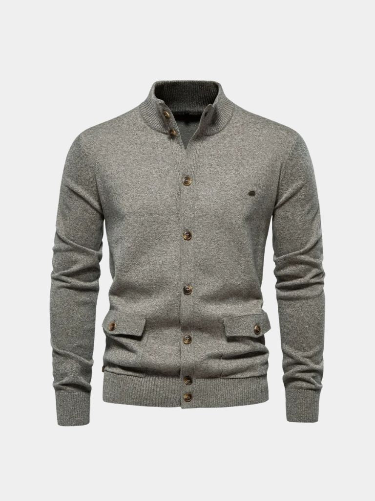 Essentieller Strick-Cardigan - Cross & Crown