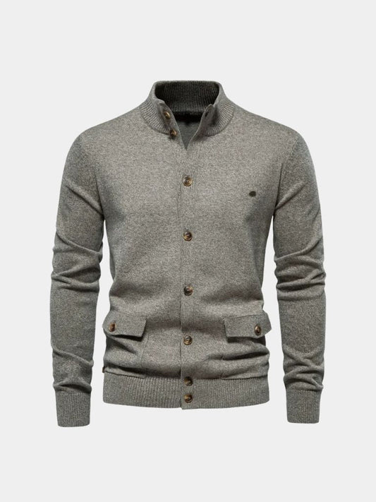 Essentieller Strick-Cardigan - Cross & Crown