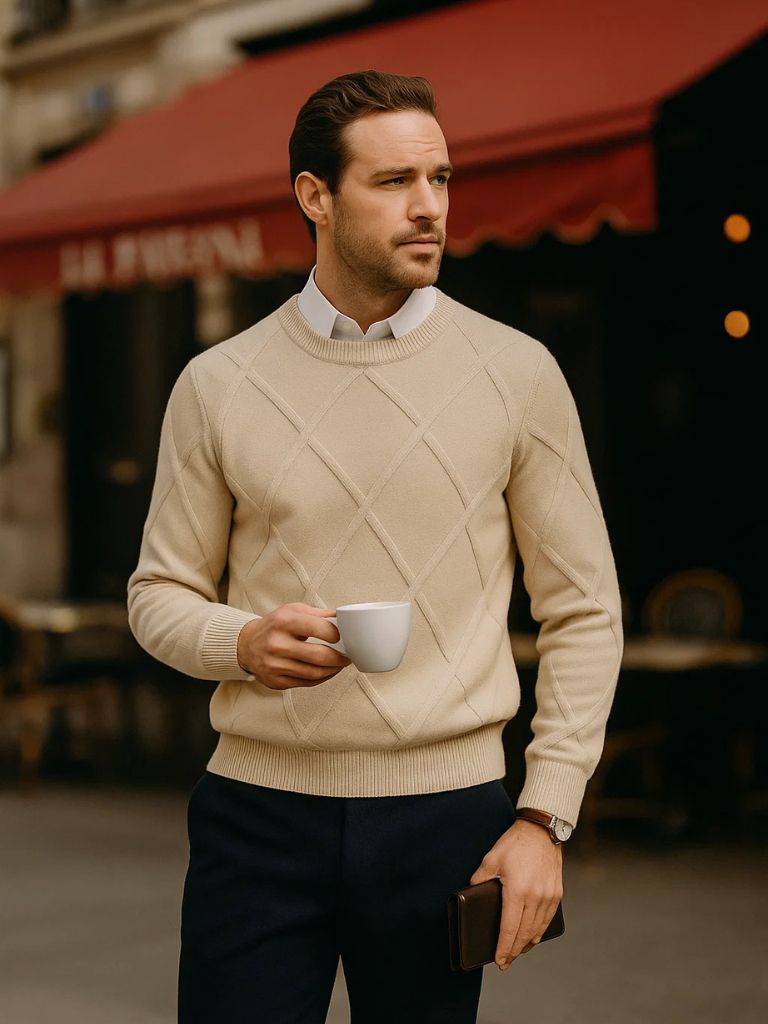 François Blanchet Luxury Cashmere Sweater - Cross & Crown